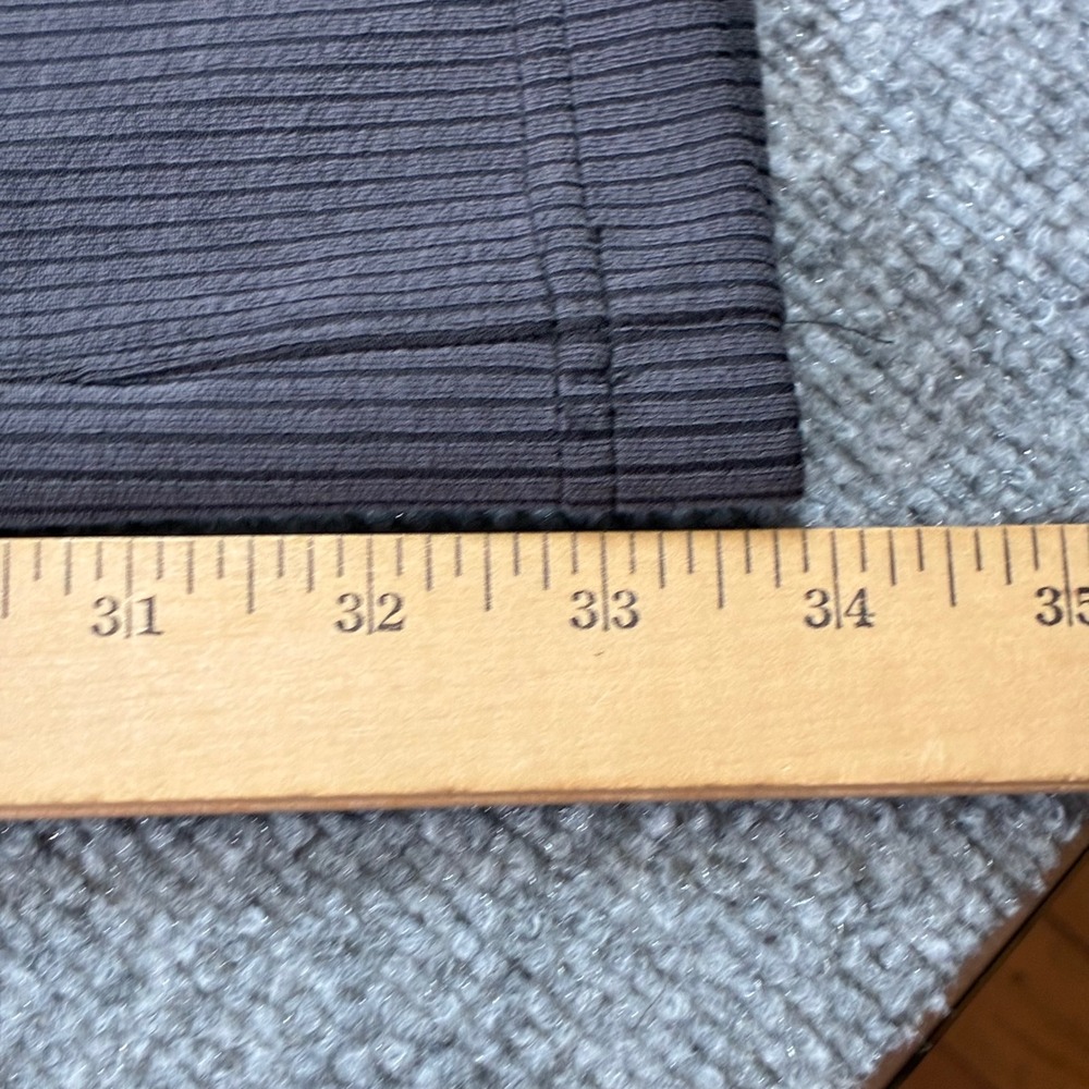 Lululemon Ribbed Softstreme Flared Pants Womens 8 Gray High Rise Stretch - Picture 9 of 11